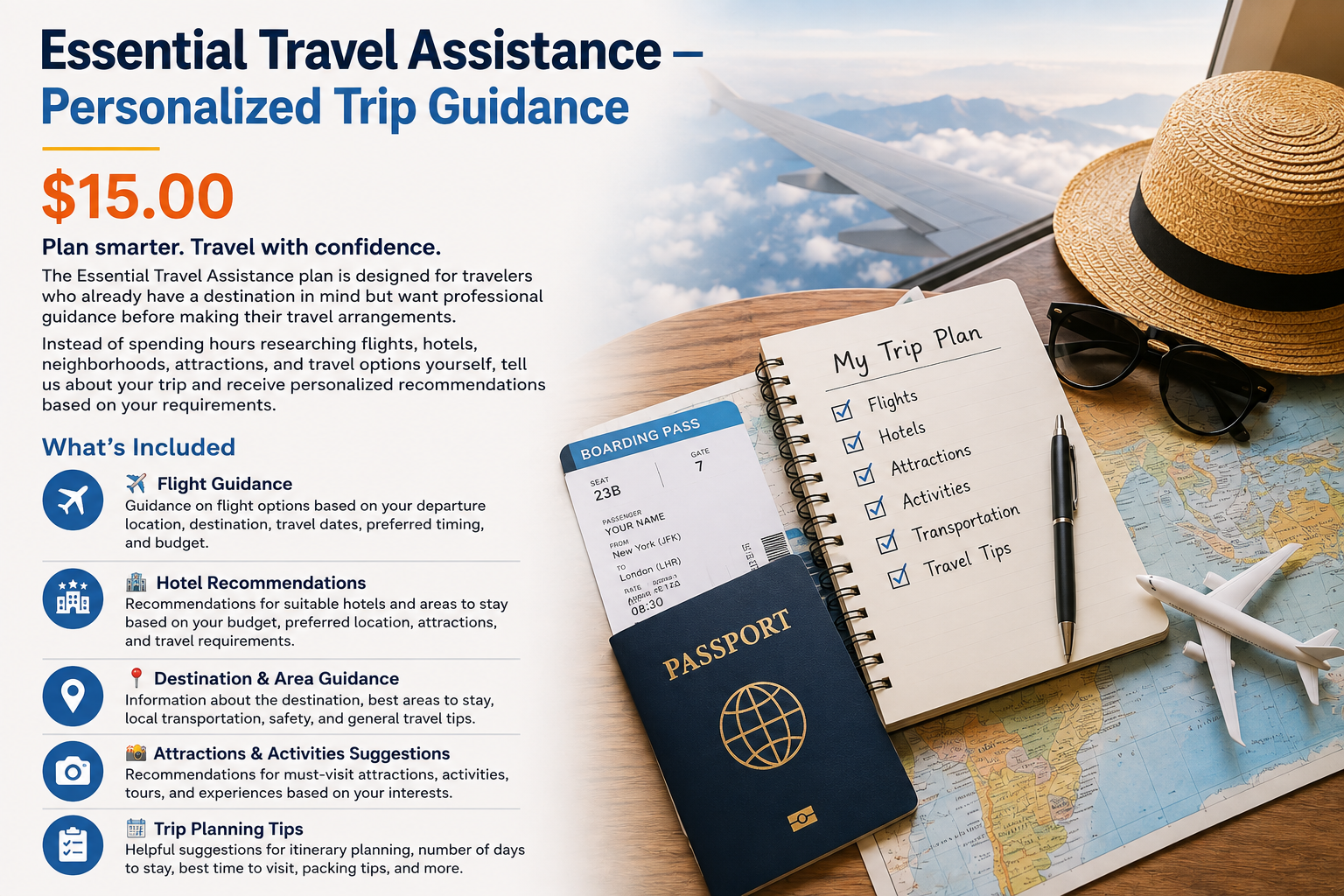 Essential Travel Assistance — Personalized Trip Guidance